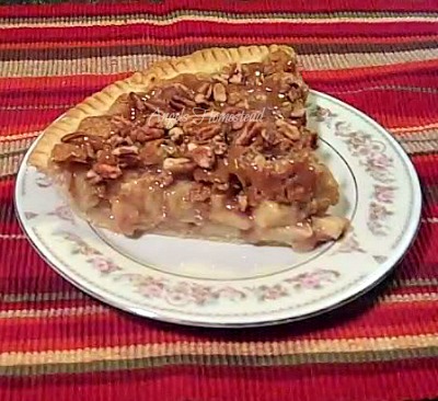Caramel Apple Pie Slice Caramel Apple Pie Slice