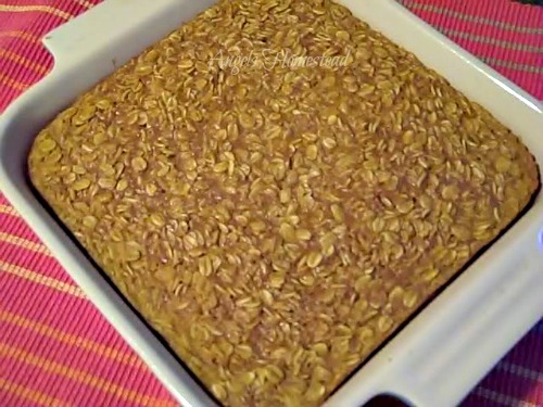 Baked Pumpkin Pie Oatmeal