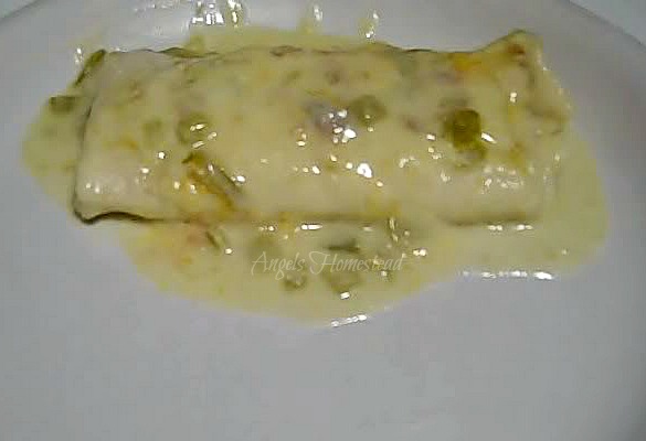 White Chicken Enchiladas