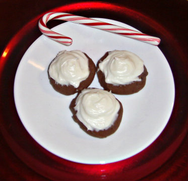 Chocolate Cookies with Peppermint Frosting 2