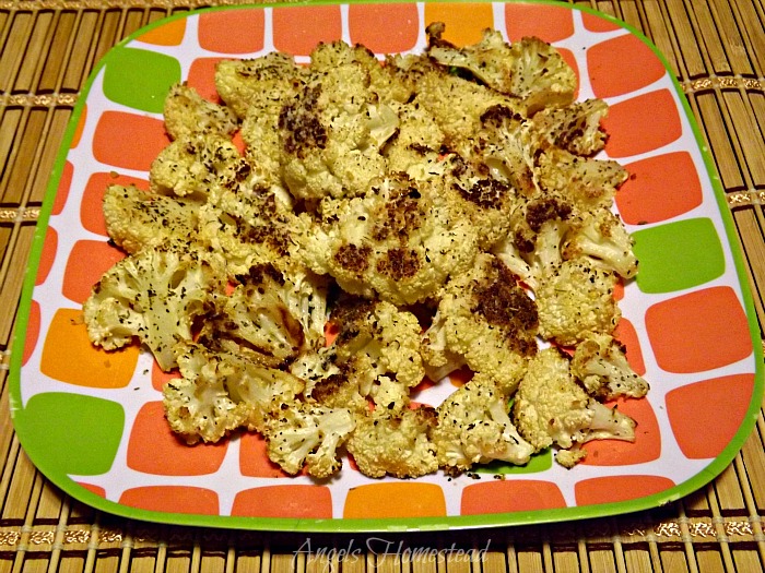 Oven Roasted Italian Cauliflower