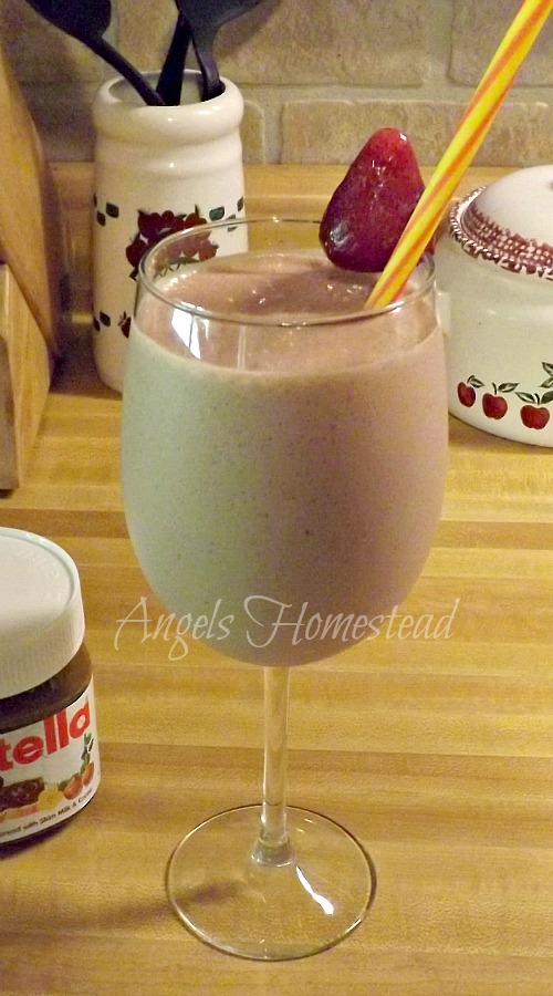 Strawberry Nutella Smoothie