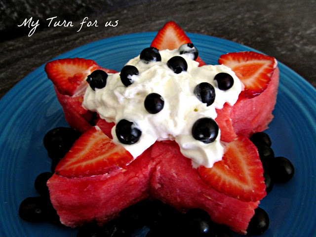 Watermelon Star Cake