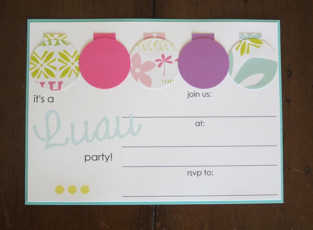 Luau Party Invitation