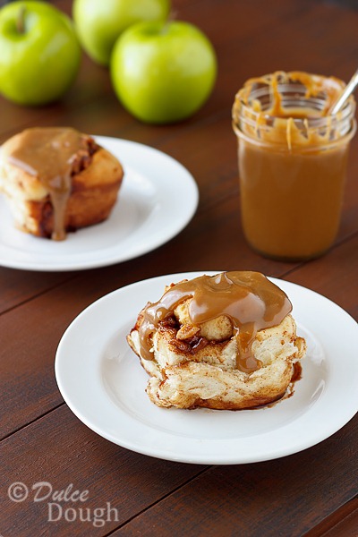 Caramel Apple Cinnamon Rolls