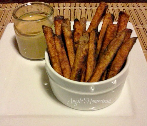 Baked Sweet Potatoes with Maple Mustard Sauce