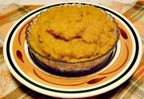 Maple Mashed Sweet Potatoes