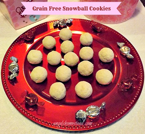 Grain Free Snowball Cookies