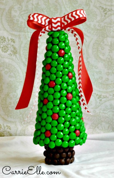 Holiday M&M Christmas Tree