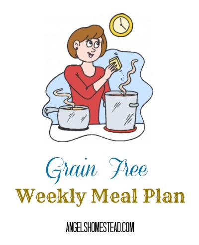 Grain Free Weekly Meal Plan
