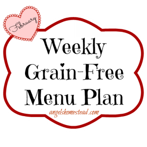February Weekly Menu Plan