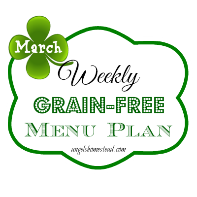March Weekly Menu