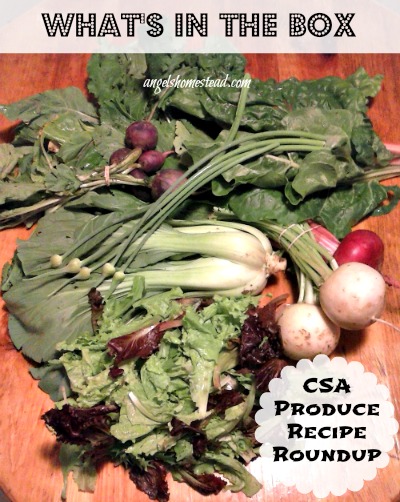 CSA Produce Recipe Roundup