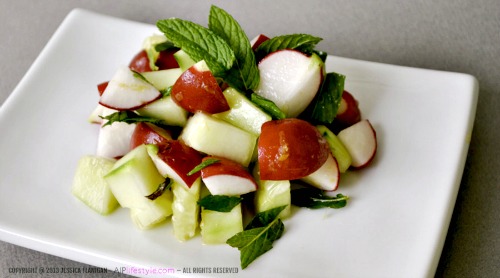 Radish Mint Salad