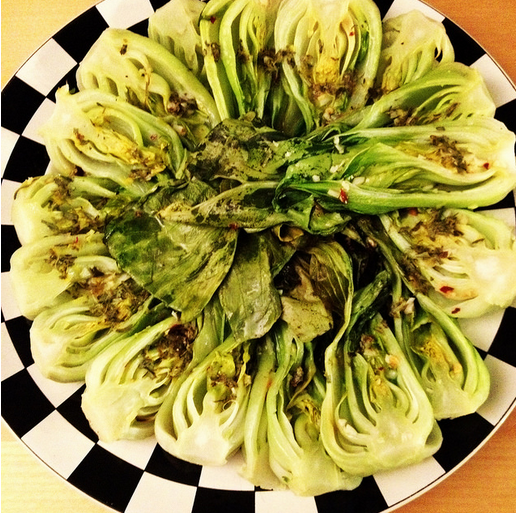 Roasted Bok Choy